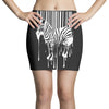 banksy street art zebra bar code Mini Skirts