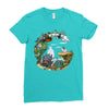 ghibli tribute Ladies Fitted T-Shirt