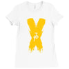 jake paul x yellow Ladies Fitted T-Shirt