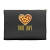 true love heart Accessory Pouches