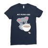 My Puns Are Ladies Fitted T-Shirt