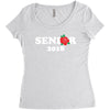 Senior 2018 Women's Triblend Scoop T-shirt