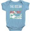the ocean is calling Baby Onesie