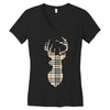 deer Women's V-Neck T-Shirt