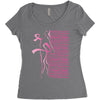breast cancer Women's Triblend Scoop T-shirt