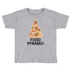 pizza lover's food pyramid Toddler T-shirt