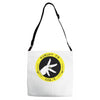 kurupt fm throw up your k's Adjustable Strap Totes
