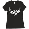 tribal flugel beidseitig bedruckt Ladies Fitted T-Shirt