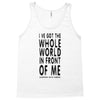 official t shirt red sleeping with sirens whole world lyrics all sizes Tank Top