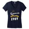 queens are born in 1989 Women's V-Neck T-Shirt