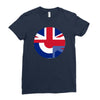 mod union jack, ideal gift, birthday present Ladies Fitted T-Shirt