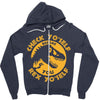 check yo'self before you rex yo'self Zipper Hoodie