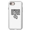 Zombies Eat Brains Dont Worry You Are Safe iPhone 8