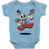 modern hero Baby Onesie