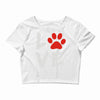 love dog paw Crop Top