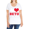 Texas Loves Beto Ladies Curvy T-Shirt