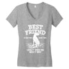 Best Friend Great Dane Women's V-Neck T-Shirt