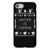 winter is coming ugly christmas sweater iPhone 8