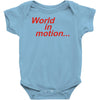 world in motion england italia 90 world cup football retro Baby Bodysuit
