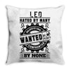 Leo Hated By Many Wanted By Plenty Throw Pillow
