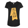 the floor is lava Maternity Scoop Neck T-shirt