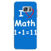 kids boys childrens i love math 1+1=11 funny Samsung Galaxy S7