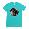 daft yin yang Ladies Fitted T-Shirt