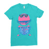happy outdoors   porky roebuck Ladies Fitted T-Shirt