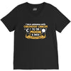 I Love Someone with Childhood Cancer to The Moon and Back to Infinity V-Neck Tee