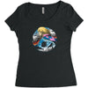 in the midst of war Women's Triblend Scoop T-shirt