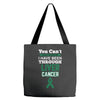 you can't scare or beat me i have been through liver cancer Tote Bags