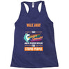 walk away i have anger issues Racerback Tank