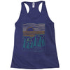 camp river Racerback Tank