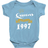 queens are born in 1997 Baby Onesie