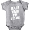 Kale Yeah I'm Vegan! Baby Bodysuit