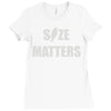 size matters Ladies Fitted T-Shirt