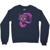 grinning like a cheshire cat 2 Crewneck Sweatshirt