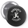 runs with scissors Pin-back button