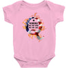 American Flag Q Fire Baby Bodysuit