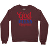 god bless america Crewneck Sweatshirt
