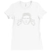 use hearing protection Ladies Fitted T-Shirt
