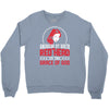 american by birth redhead by the grace of god Crewneck Sweatshirt