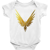 the fly bird   maverick jake paul   gold Baby Onesie