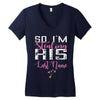 So I'm Stealing His Last Name Women's V-Neck T-Shirt