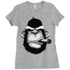monkey Ladies Fitted T-Shirt