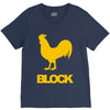 cock block V-Neck Tee