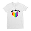 Hella Gay Ladies Fitted T-Shirt