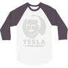 nikola tesla (2) 3/4 Sleeve Shirt