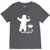 bear grills bbq funny V-Neck Tee