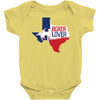 texan boxer lover Baby Bodysuit